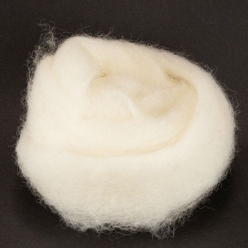 Fehér gyapjúszalag, 2m, dekoratív gyapjú kézműveskedéshez és csomagoláshoz