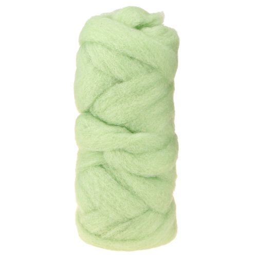 Gyapjúzsinór filczsinór gyapjú biztosíték világoszöld Ø4-5cm 10m