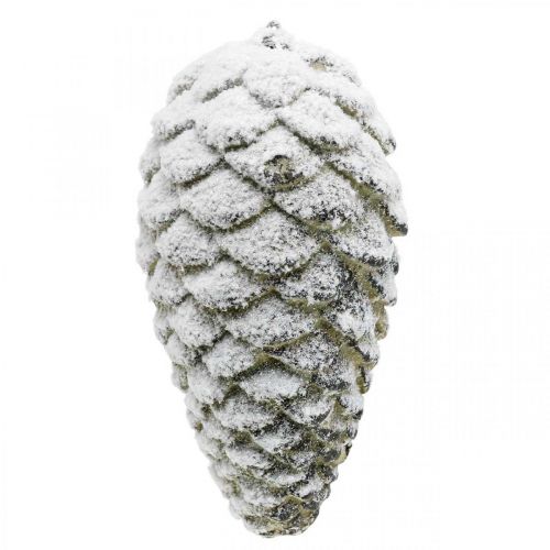 Nagy díszkúp akasztáshoz Műhó kúp 23cm