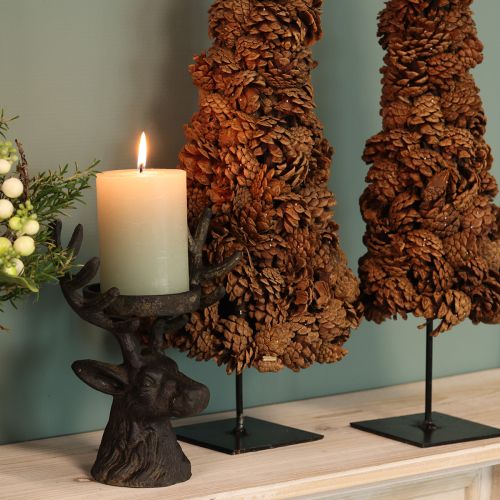 tételeket Fenyőtoboz karácsonyfa, tobozdísz, natúr, 14×50cm