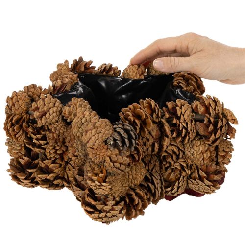 Fenyőtoboz virágcserép, csillag alakú, 30 cm | Floristik24.hu