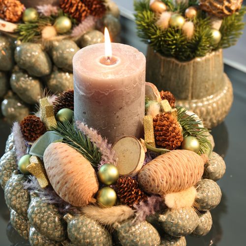 Cédrustobozok, díszcédrus, natúr, 9-10,5 cm, 3 darab | Floristik24.hu