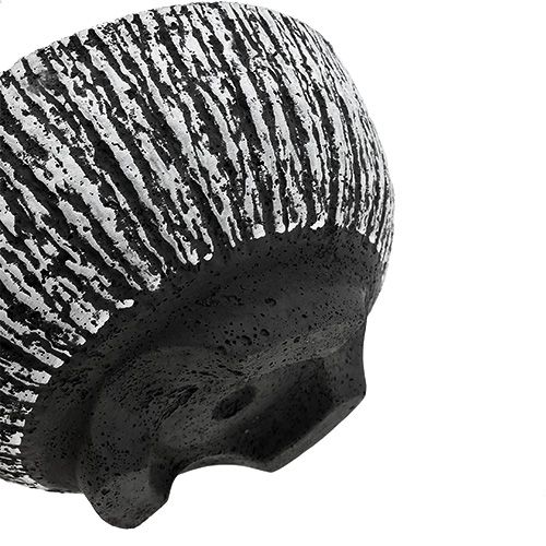 Floristik24 Cementtál kerek Ø25cm kéreg