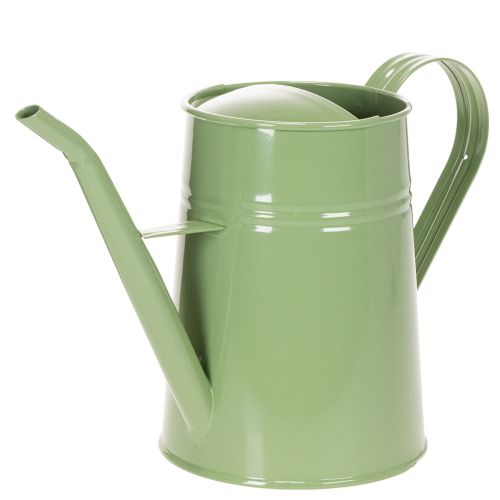 Vintage fém beltéri öntözőkanna, mentazöld, 1,7L, díszváza, retró dizájn, M23cm vétel | Floristik24.hu