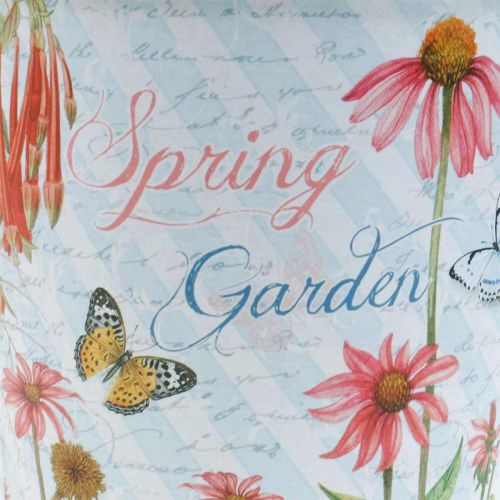 Floristik24 Fém virágcserép Echinacea tavaszi dekorációs ültetőgép Ø13,5cm H11,5cm