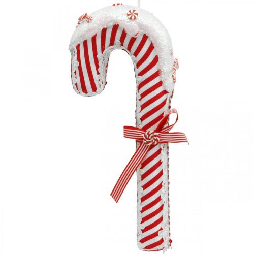 Candy Cane Deco nagy karácsonyi piros fehér csíkos 36cm