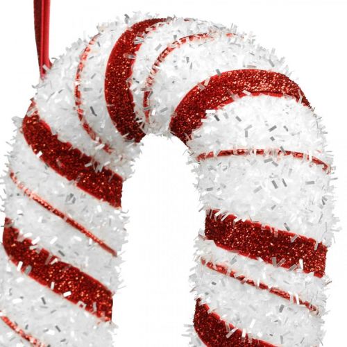tételeket Deco Candy Cane karácsonyi piros fehér csíkos H34cm