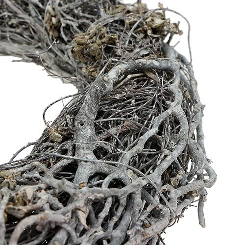 tételeket Ágkoszorú Ø25cm Fehér 2 darabos szett Emlékkoszorú Asztali dekoráció Ajtókoszorú Adventi koszorú