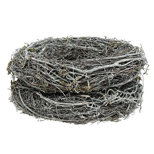 tételeket Ágkoszorú Ø25cm Fehér 2 darabos szett Emlékkoszorú Asztali dekoráció Ajtókoszorú Adventi koszorú