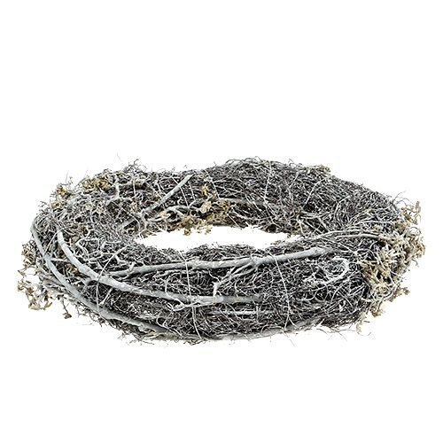 Floristik24 Ágkoszorú Ø30cm fehér