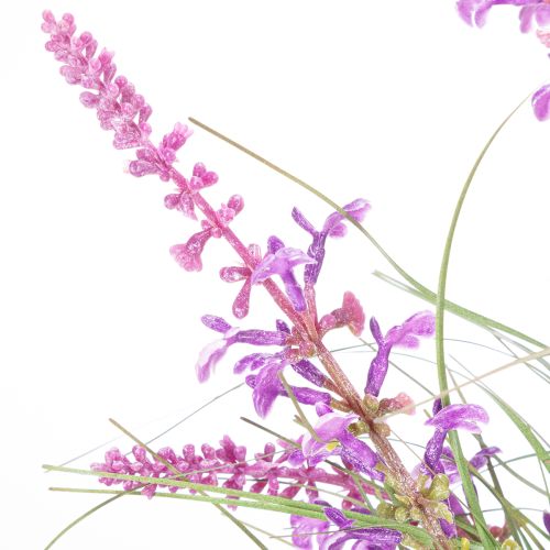 tételeket Dekoratív zöld növényzet finom virágokkal stílusos szobadizájnhoz 67 cm