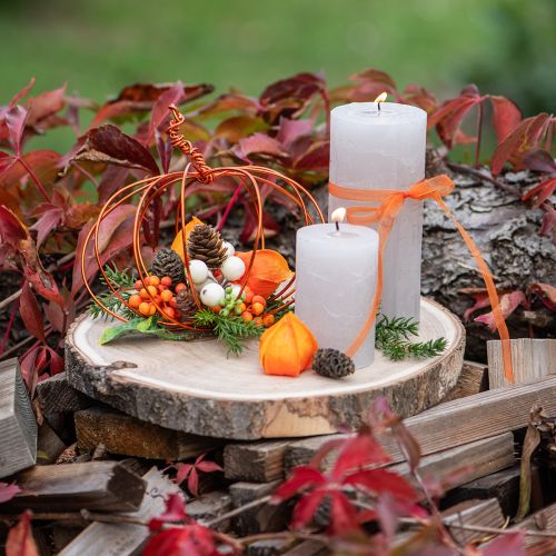 tételeket Alumínium kézműves drót, narancssárga, Ø2mm, 500g, 60m, barkács dekorációhoz