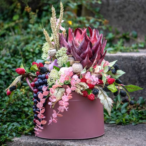 Floristik24 Mesterséges articsóka nagy művirág Dry Look Lila 76cm