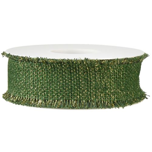 tételeket Szalag zöld arany rojt szalag ékszer szalag W40mm L15m