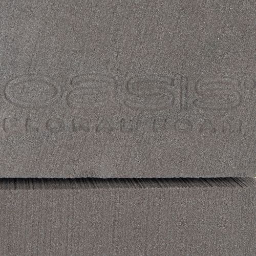 tételeket Virágmintás habkaktusz figura, fekete, 38cm x 74cm