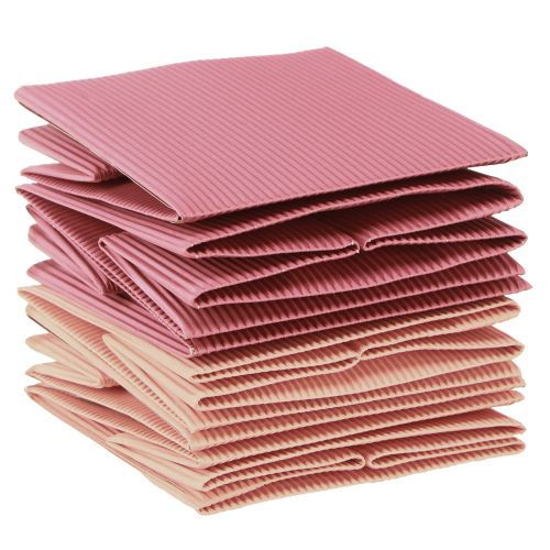 tételeket Virágültető virágtáska rózsaszín lazac 12cmx12cm 6 db