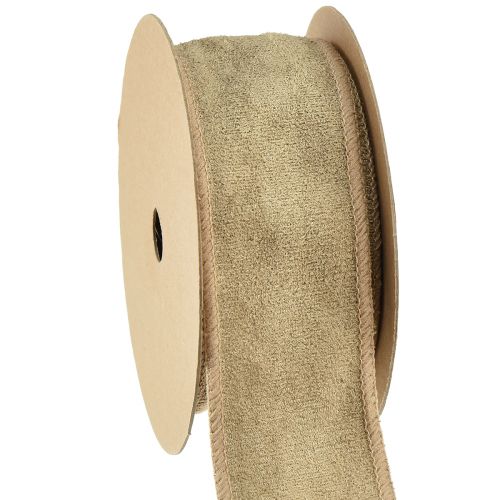 tételeket Bársony szalag dekorációs szalag ékszer szalag bársony barna W50mm L8m