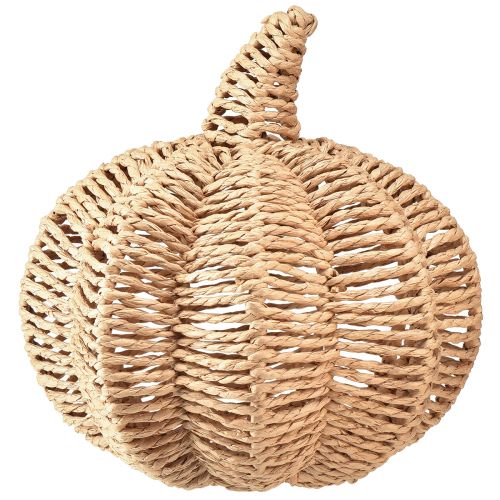 tételeket Dekoratív tök raffia natúr rusztikus őszi dekoráció Ø25cm M25cm