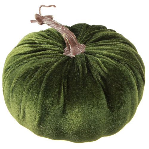 tételeket Dekoratív tök őszi zöld sötétzöld világoszöld Ø18cm 3 db