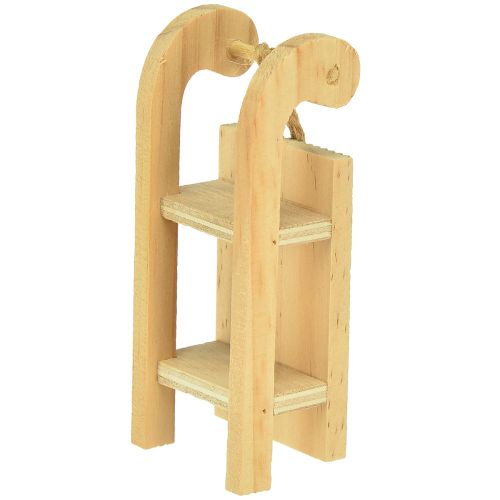 tételeket Dekoratív szánkó fa függesztéséhez mentazöld fehér 9,5cm 6db