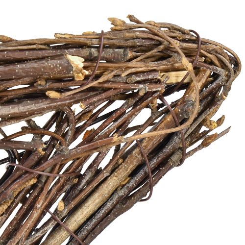 tételeket Díszcsillagok függesztett fali dekorációhoz fűzfa natúr 40cm 2db