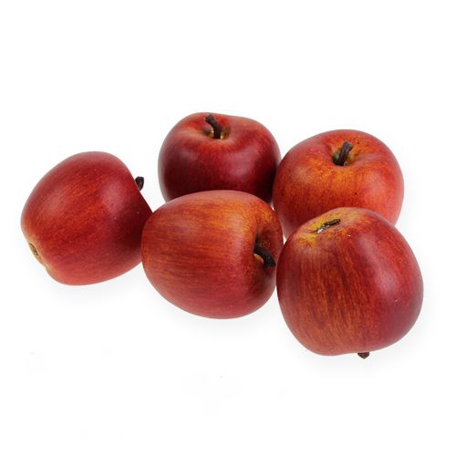 tételeket Gala Apple Red Art Dekoráció 12 Darabos Készlet 5cm - Realisztikus, Kiváló Minőségű, Megtévesztően Valódi