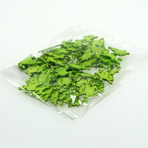 Floristik24 Szórványdísz fa béka zöld 4cm 72 db