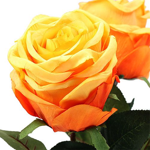 tételeket Dekoratív rózsa narancs Ø8cm L68cm 3db