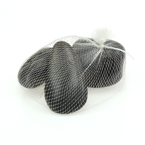 Floristik24 Díszkövek fekete 9cm 1kg