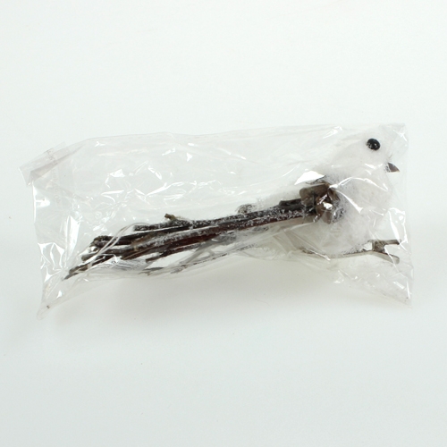 Floristik24 Hómadár 14cm klipsszel