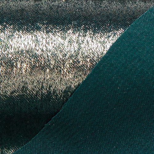 Floristik24 Karácsonyi asztali futó, zöld-arany színű, 28 cm-es, 2,5 m-es dekoráció