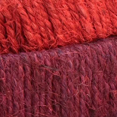 tételeket Díszgyűrűs juta díszítő hurok piros sötétvörös 4cm Ø30cm 2db