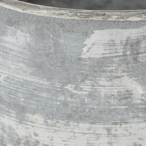 tételeket Dekoratív fémtál, ovális, szürke, H22,5/19,5/16cm, 3 db-os szett