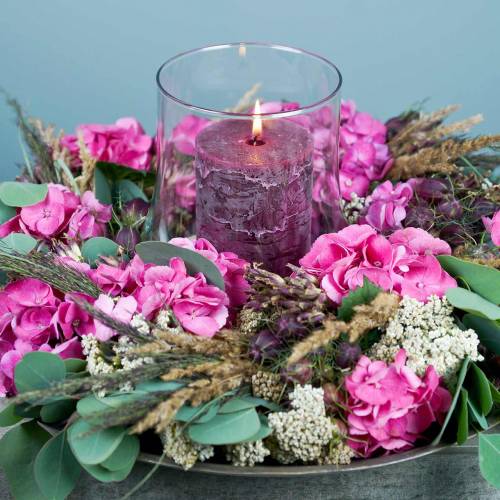 tételeket Egyszínű bordó gyertyák különböző méretekben