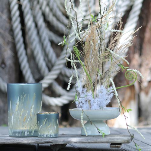 tételeket Elegáns díszlámpás fűmotívummal a meghitt otthonhoz, 12,5 cm, 2 darab.