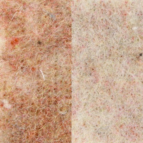 tételeket Filcszalag gyapjúszalag díszanyag barna-piros bézs gyapjúfilc 7.5cm 5m