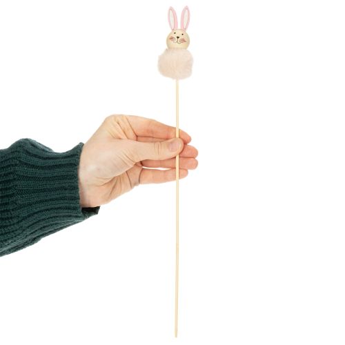 tételeket Bolyhos húsvéti nyuszi figurák vidám húsvéti ünnepségekre, szobadekoráció, 34 cm, 12 darab