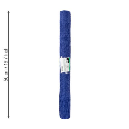 tételeket Virágkötő krepp papír sötétkék 50x250cm