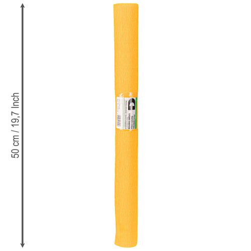 tételeket Virágkötő krepp papír napsárga 50x250cm