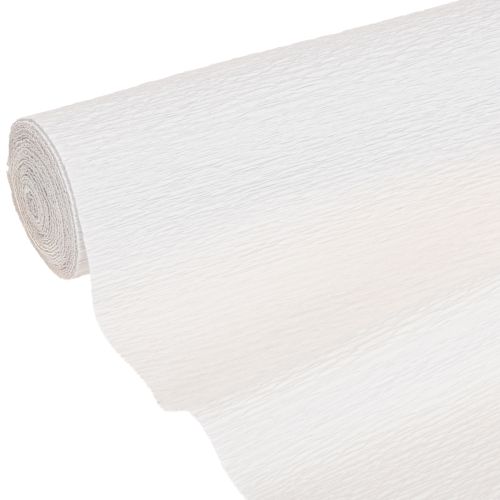 Virágkötő krepp papír fehér 50x250cm