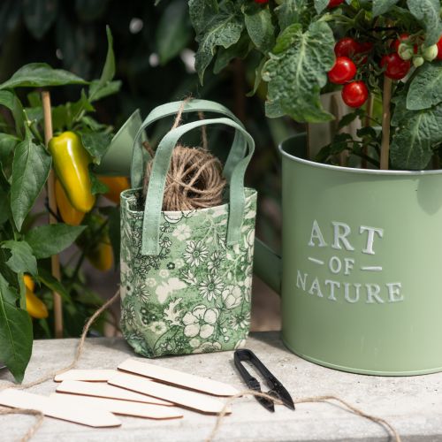tételeket Kerti edénykészlet juta zsinór szál olló növényi karó