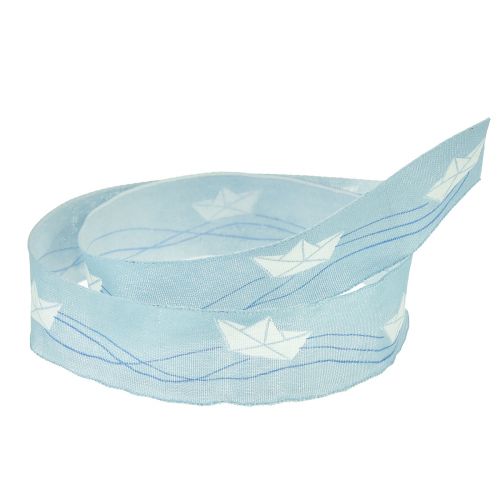 tételeket Ajándék szalag kék hajó dekoratív szalag tengeri 25mm 20m