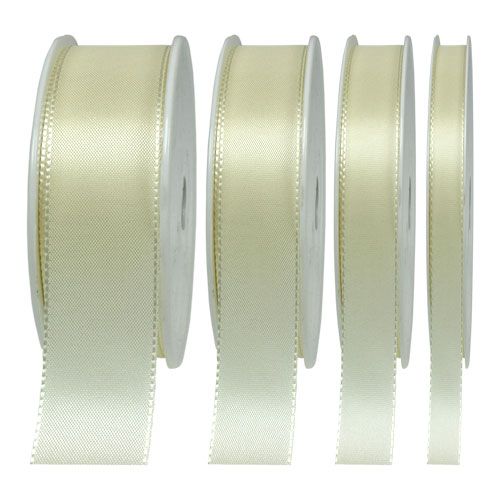 tételeket Ajándék és dekorációs szalag krémszínű 50m