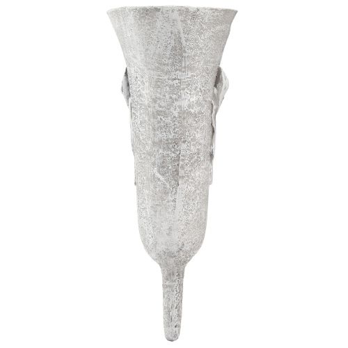 Szürke temetési váza Váza tüskével Calla design N32,5cm | Floristik24.hu