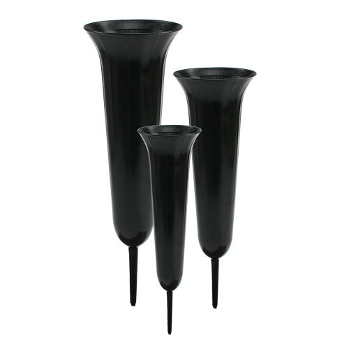 Floristik24 Sírváza, temetőváza, bedugható váza