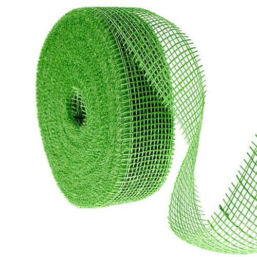 Zöld juta szalag, 5 cm széles, 40 m hosszú vétel | Floristik24.hu