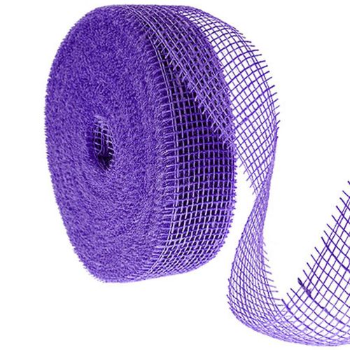 Lila juta szalag, 5 cm széles, 40 m hosszú vétel | Floristik24.hu