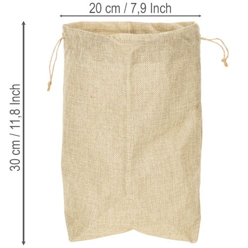 Jutazsák 20×10cm M30cm Ajándéktáska | Floristik24.hu