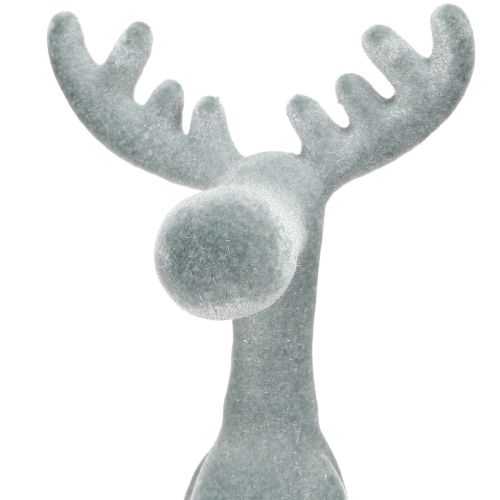 Floristik24 Elk Dekoratív Élülőke Ma 31cm Szürke 3 db