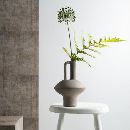 tételeket Kerámia váza kancsó antik megjelenés kerámia szürke rozsda H27cm